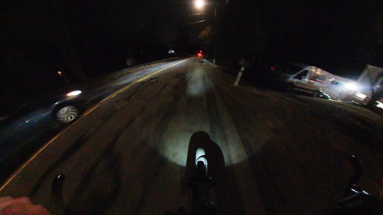 Love night time riding!!