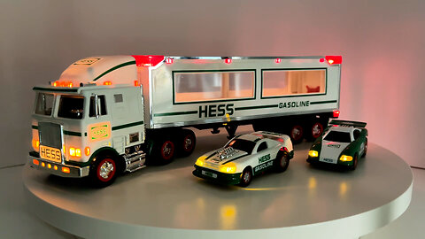 1997 Hess Toy Truck and Racers