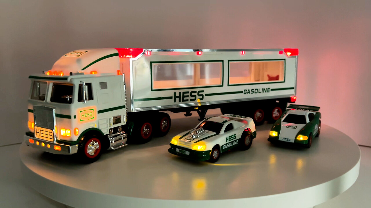 1997 Hess Toy Truck and Racers