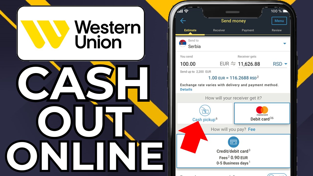 HOW TO CASH OUT WESTERN UNION ONLINE