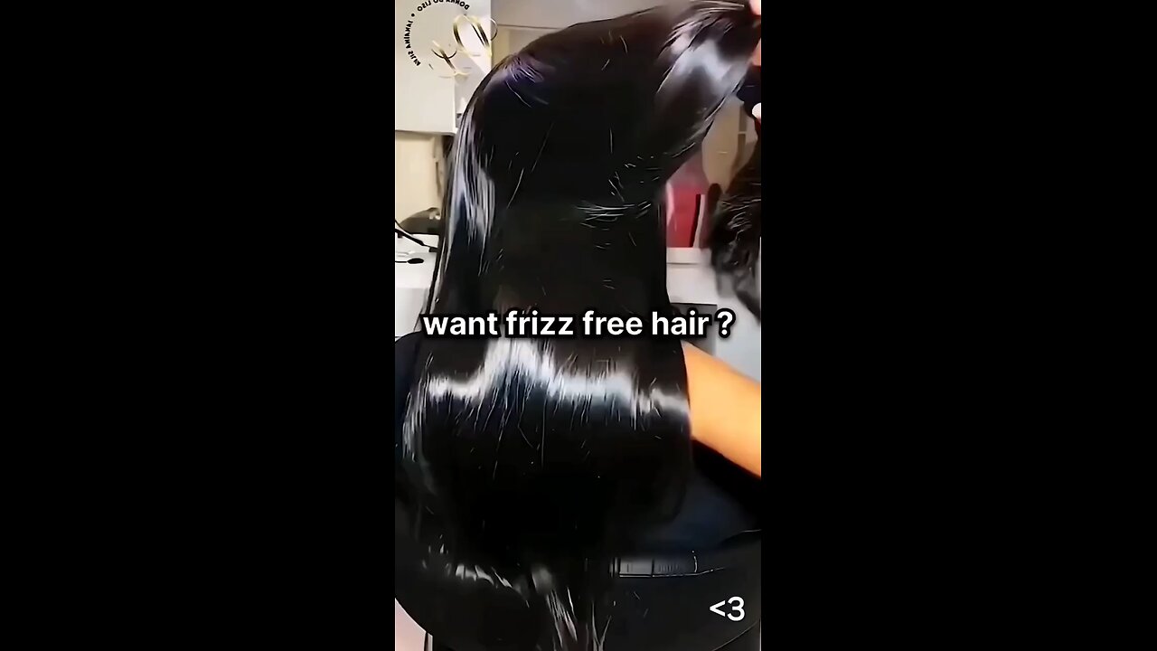 silky and shiny hair tutorial ( get rid of the frizzy hair ) 🥀🌹