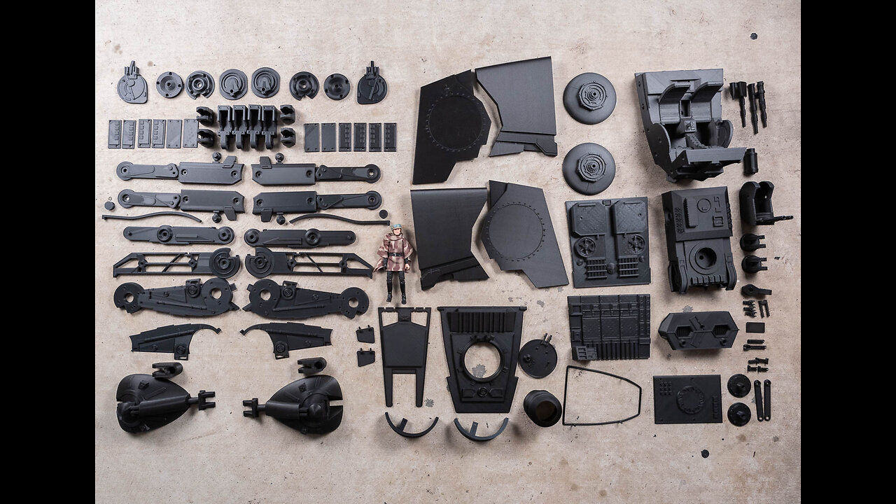 3d printed ATST fully articulated for 6 inch black series figures Assembly Video