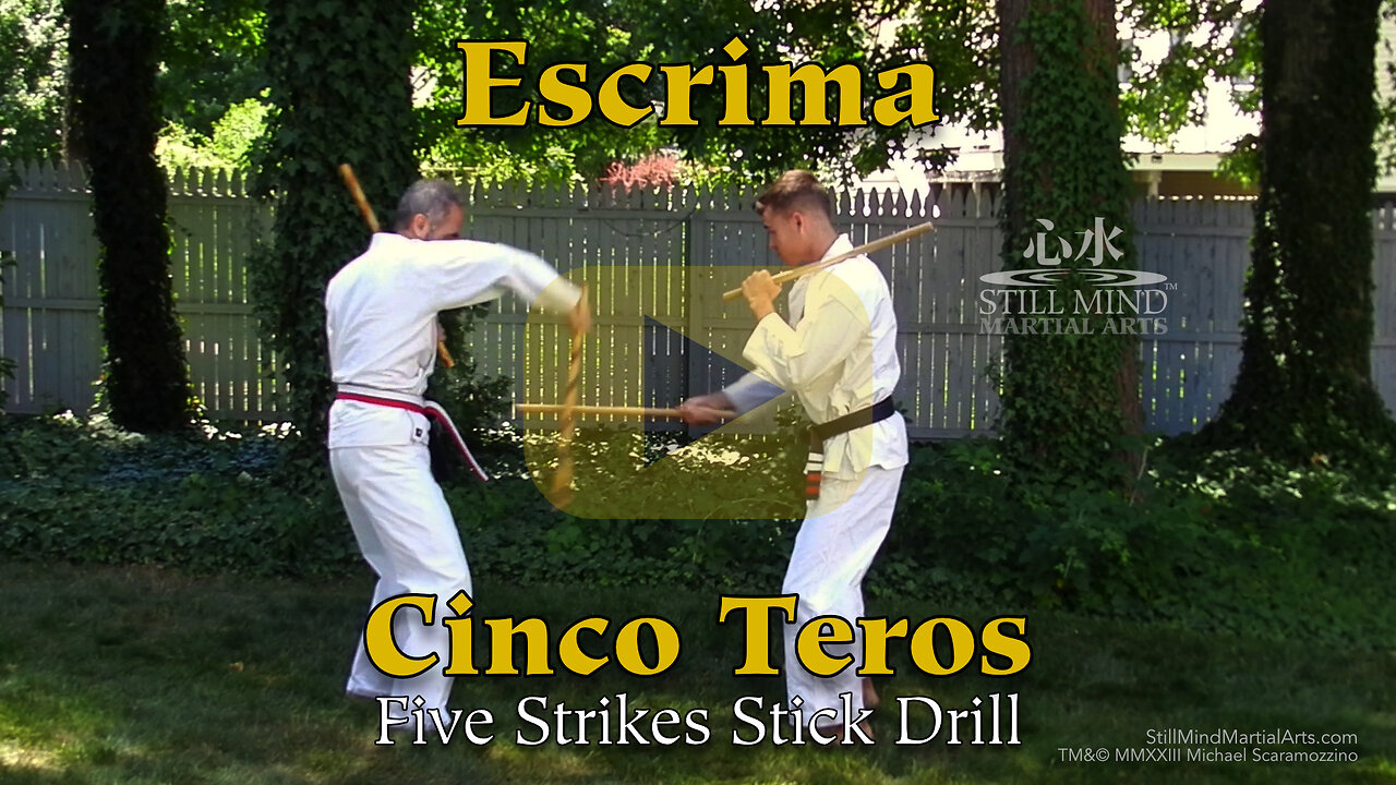 Cinco Teros Escrima Five Strike Filipino Stick Fighting Drill