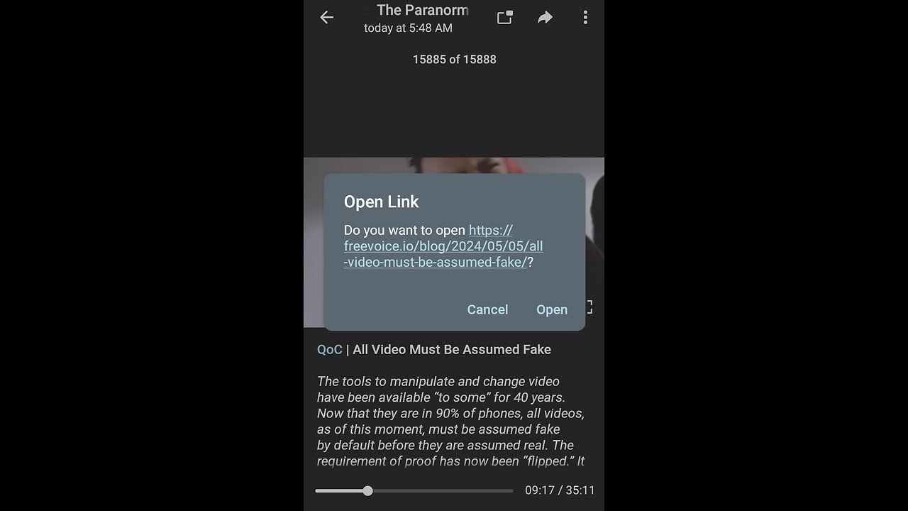 Documentary: Assume Videos are Fake in AI Era