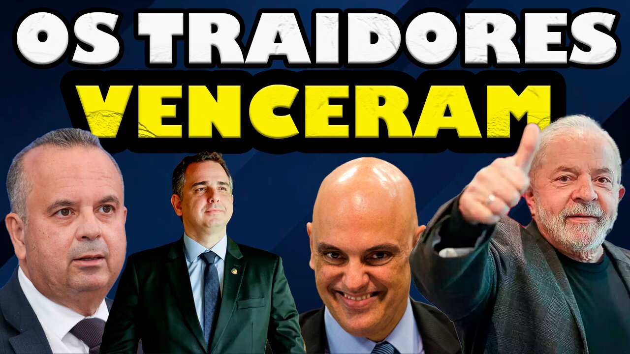 TRAGÉDIA: Traidos novamente - Pacheco vence Rogerio Marinho