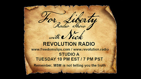 For Liberty Radio Show with guest WI State Senator Andre Jacque