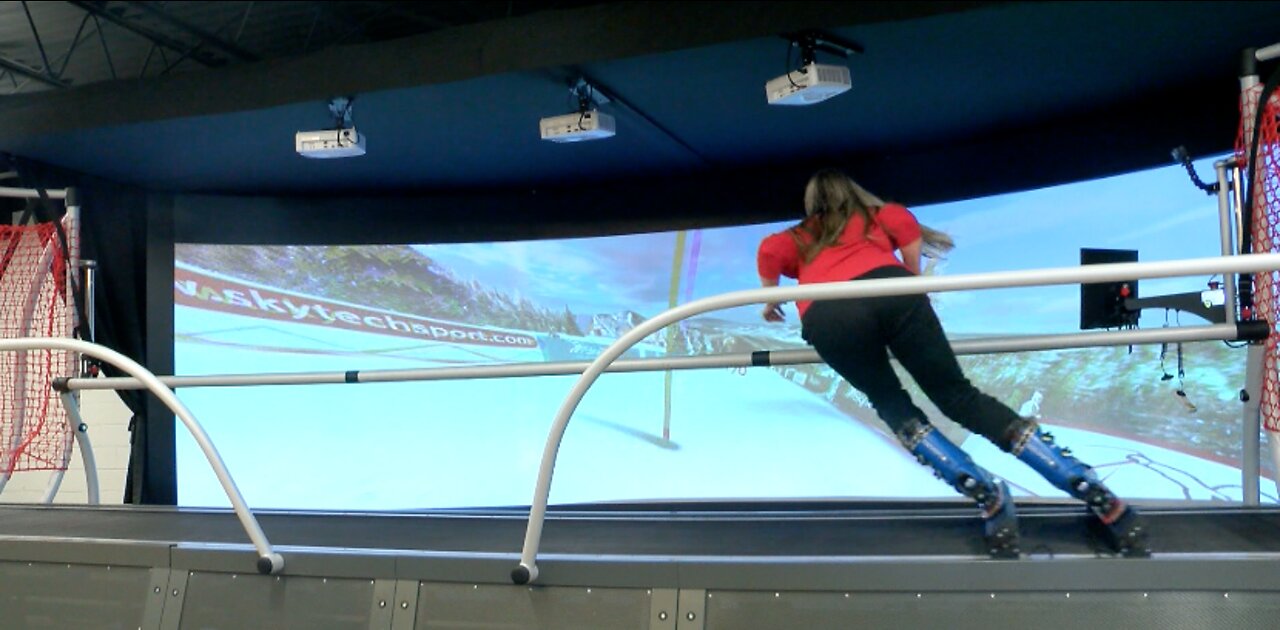 No snow no problem: Pewaukee's ski simulator