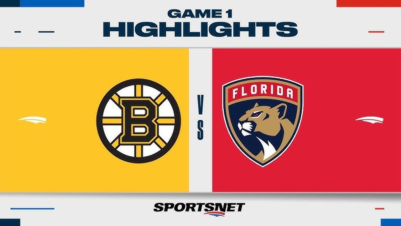 NHL Game 1 Highlights _ Bruins vs Panthers