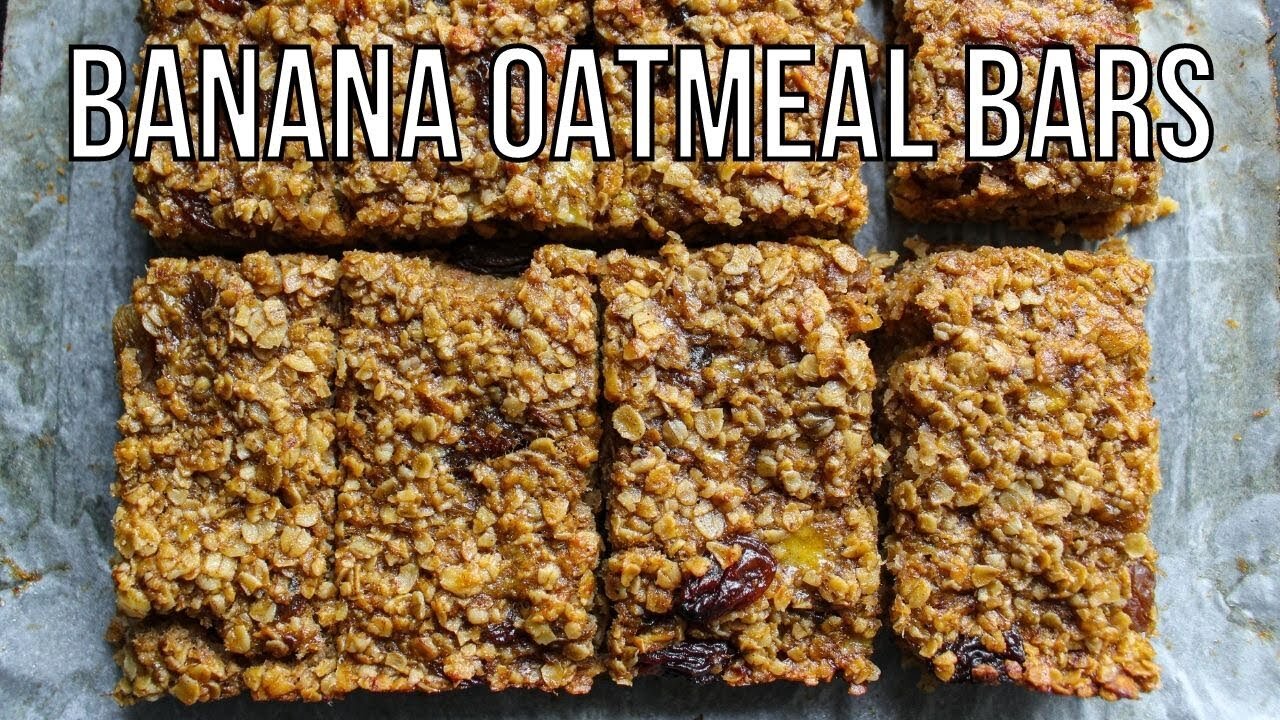 How To Make Banana Oatmeal Bars | Homemade Recipe | JorDinner