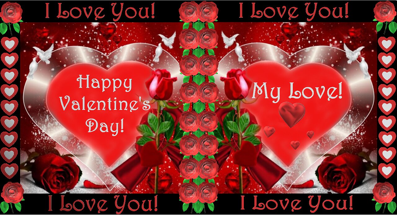 Elvis Presley - Love Me Tender - Happy Valentine's Day - Video card - From Happy Birthday 3D