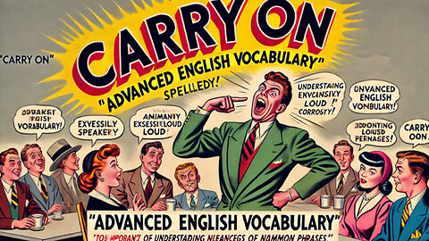 Vocabulary and Pronunciation "CARRY ON" Advanced English