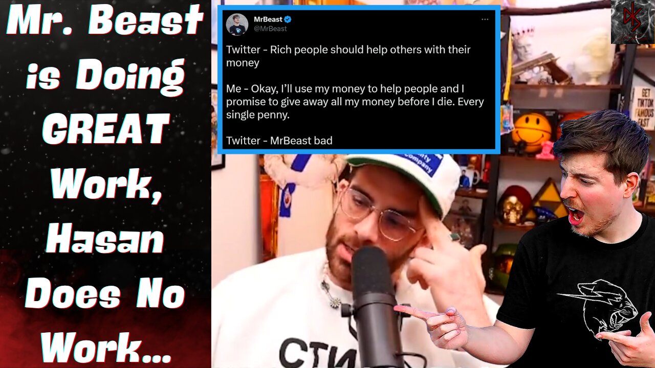 Mr. Beast Cures Blindness, Hasan Piker Most Affected | When You Can't See the World Outside Politics