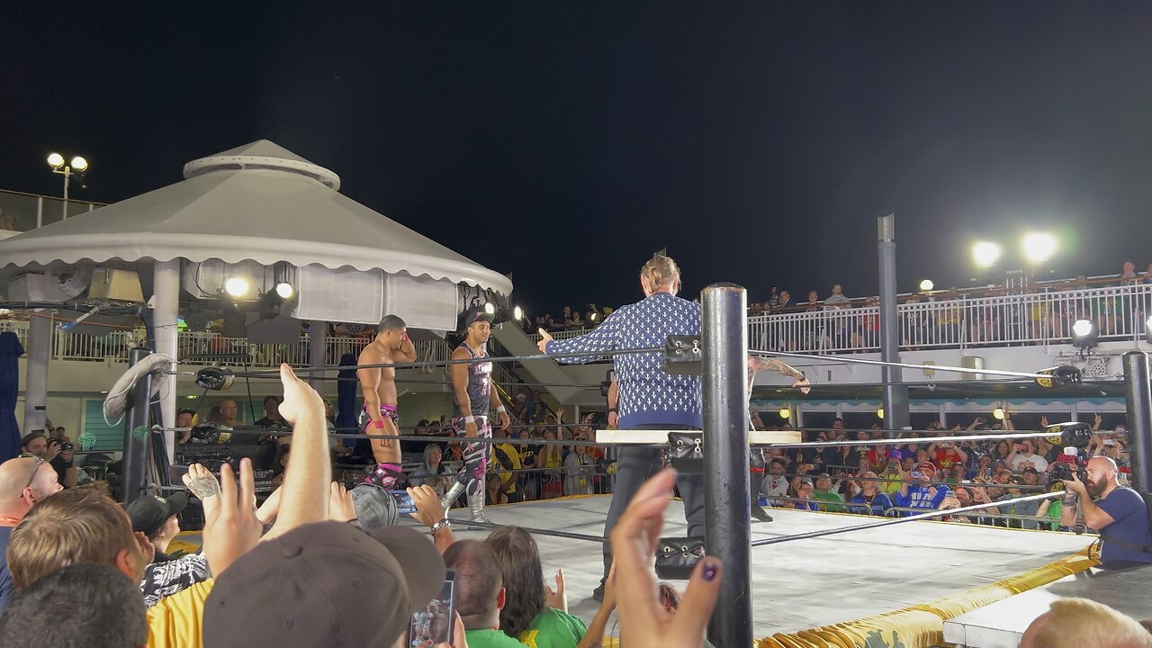 Live Scissoring Jerichohausen, The Acclaimed, & Hacksaw Jim Duggan - Chris Jericho Cruise 2023 AEW