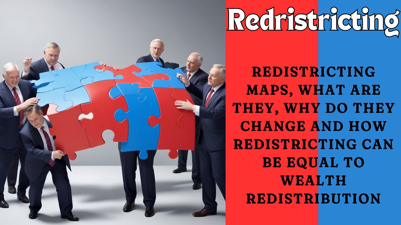 Redistricting Maps, What Are They, Why Do They Change and Equal To Wealth Redistribution