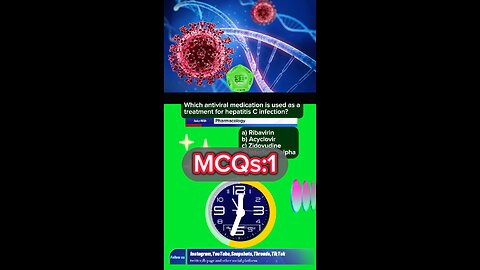 Antivirus medication mcqs #mcqs pharmacology mcqs :1