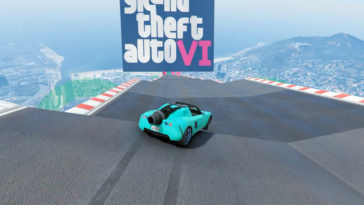 CRAZY GTA 6 MEGA RAMP in GTA 5 Online