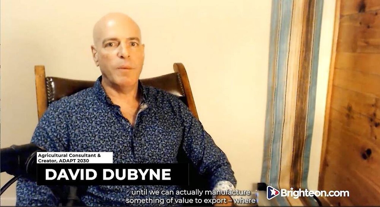 David DuByne: Prepare to live in a post-industrialization collapsed society