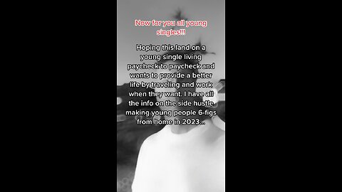 For all young singles out there!