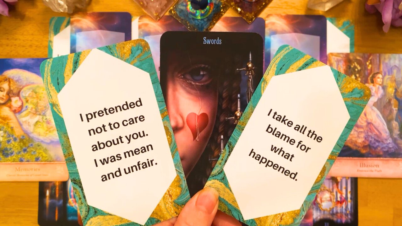 I SHOULD NOT HAVE ACTED THE WAY I DID 💔 I HAVE NO ONE TO BLAME BUT MYSELF 😥 (LOVE TAROT READING) 🌠