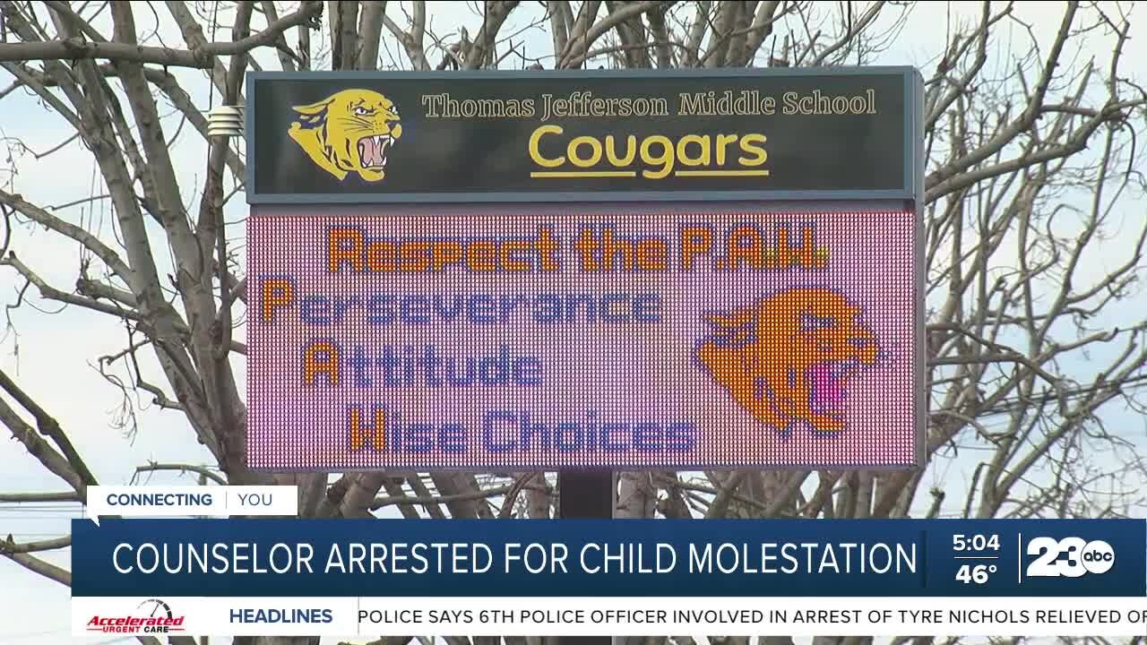 Wasco counselor arrested for child molestation