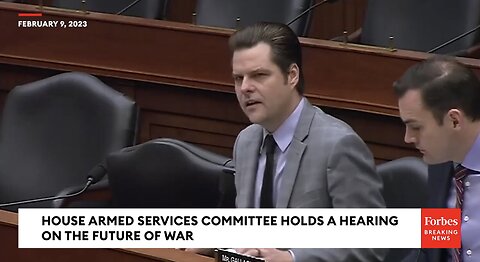 Matt Gaetz Questions Military Experts About Chinese DJI Drone Espionage