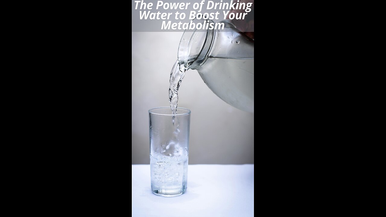 4) How Drinking Water Helps Speed Up Your Metabolism