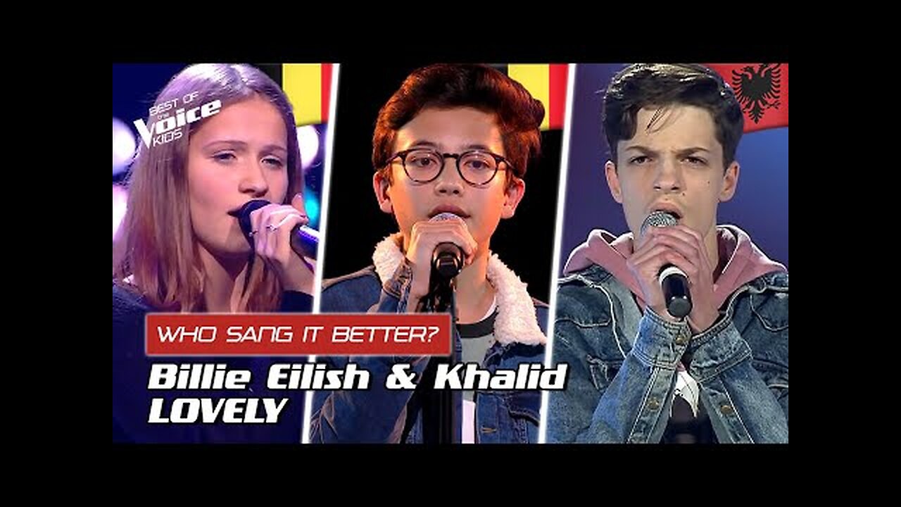 Who sang Billie Eilish' "Lovely" better? | The Voice Kids