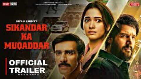 Sikandar Ka Muqaddar (Official Trailer) 2025- Tamannaah Bhatia, Jimmy Shergill, Avinash Tiwary