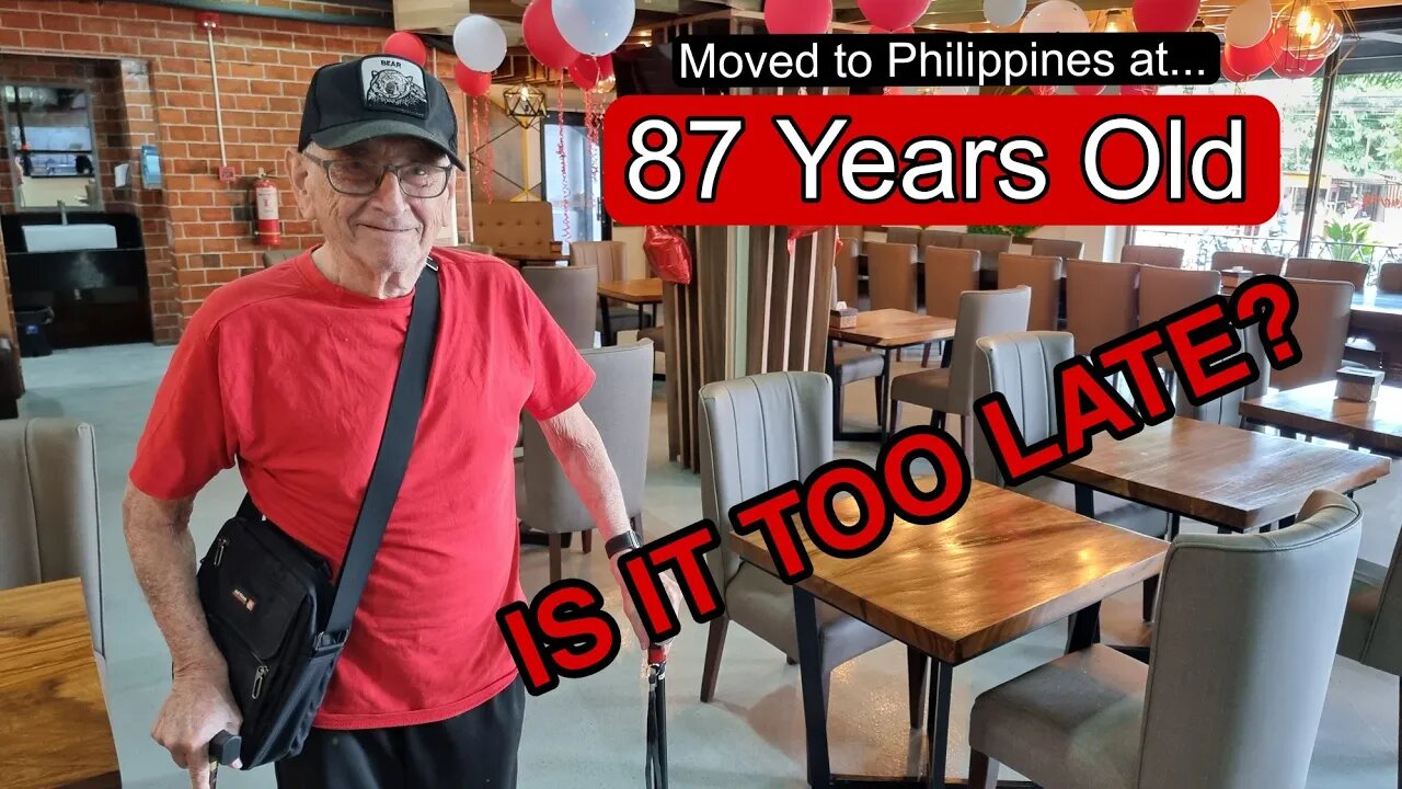 First time in Philippines at 87 yrs old.