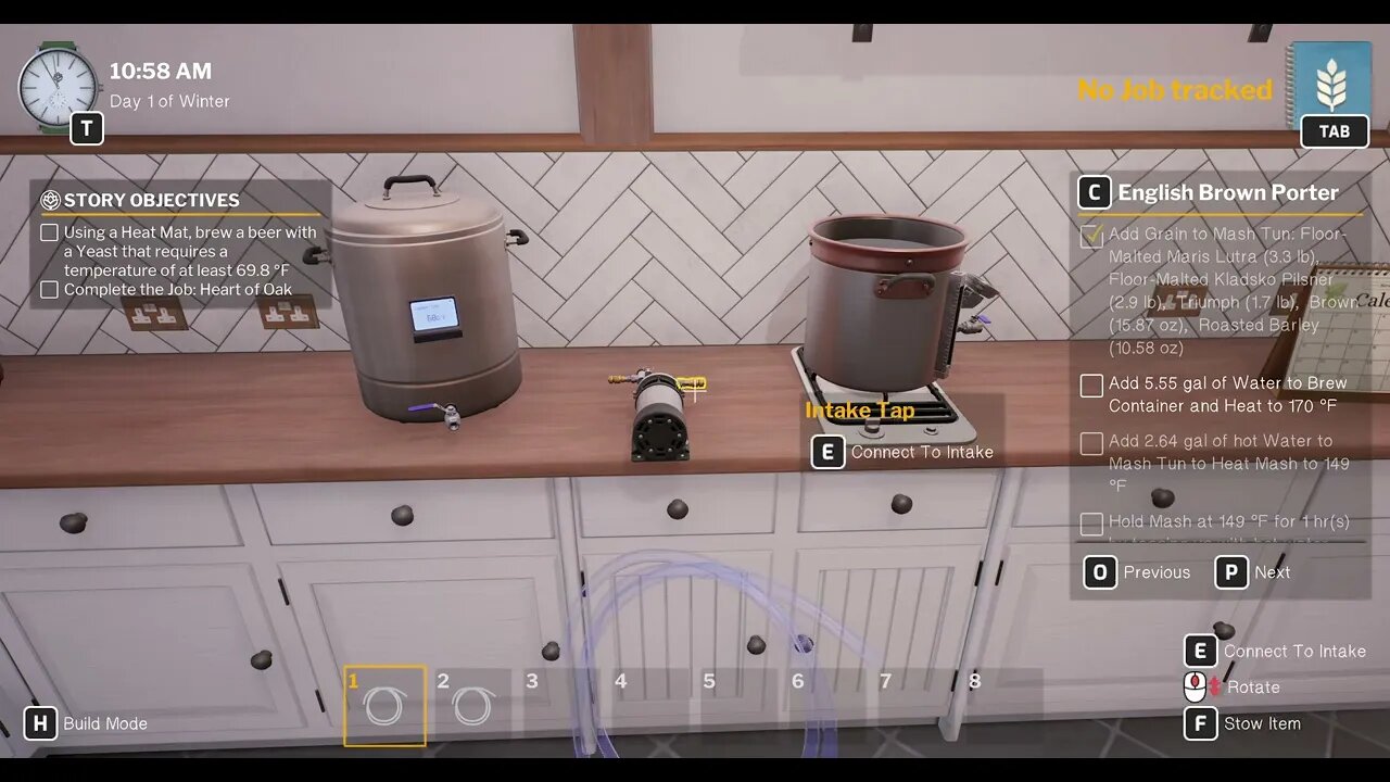 Brewmaster: Beer Brewing Simulator; Porter Recipe Walkthrough