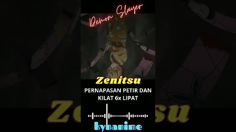 petir 6x lipat nih bos #demonslayer #zenitsu #anime