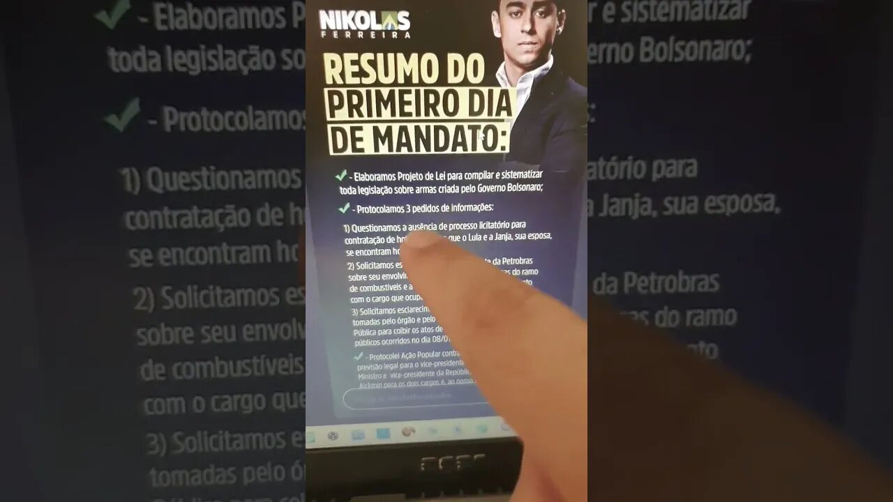 Nikolas Ferreira no 1 dia já trabalhou mais que lula em 8 anos e 1 mês ...
