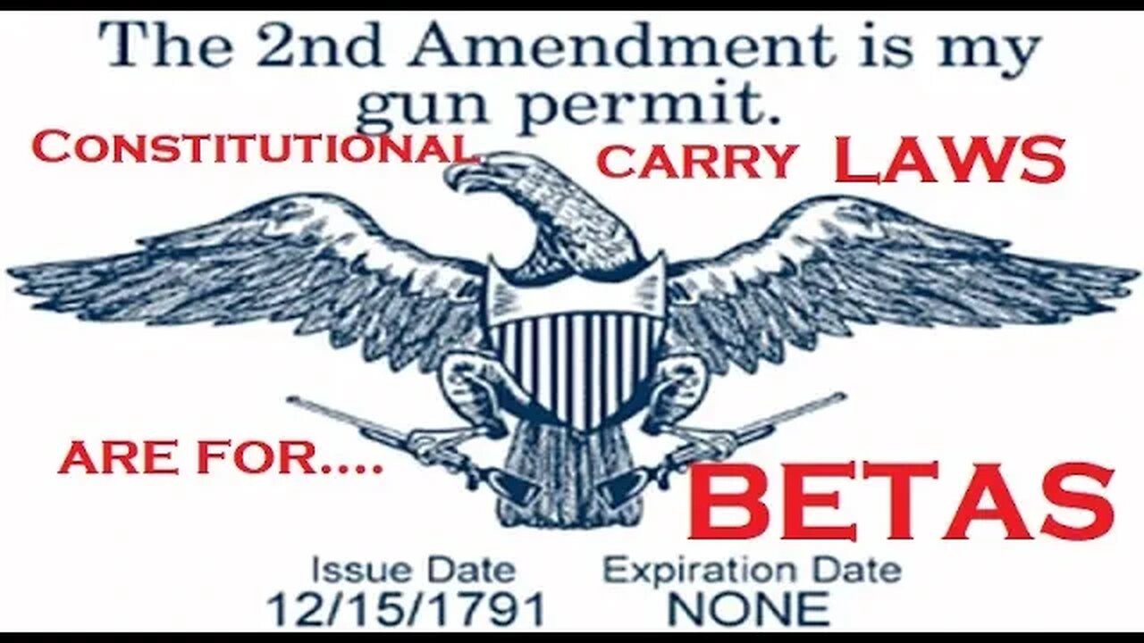 Why Do We Need a LAW for "CONSTITUTIONAL CARRY?" #2A #constitution #nc #guns #rights #elites