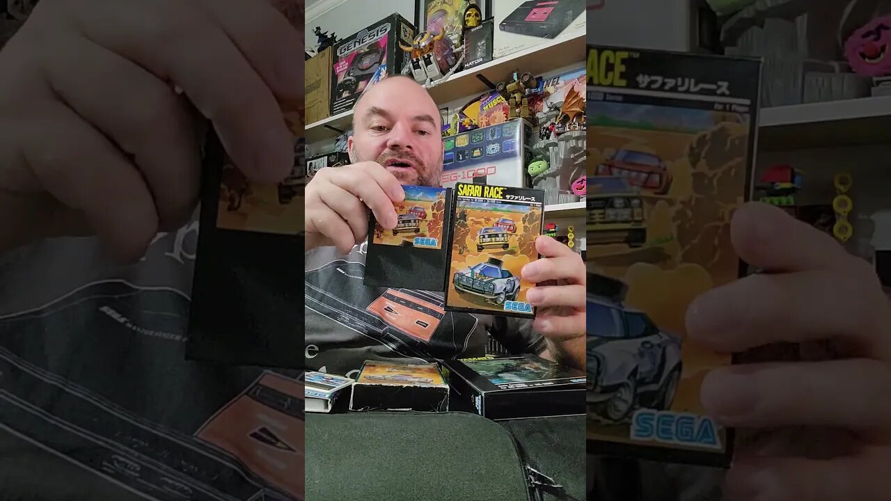 Sega SG-1000 game boxes and formats