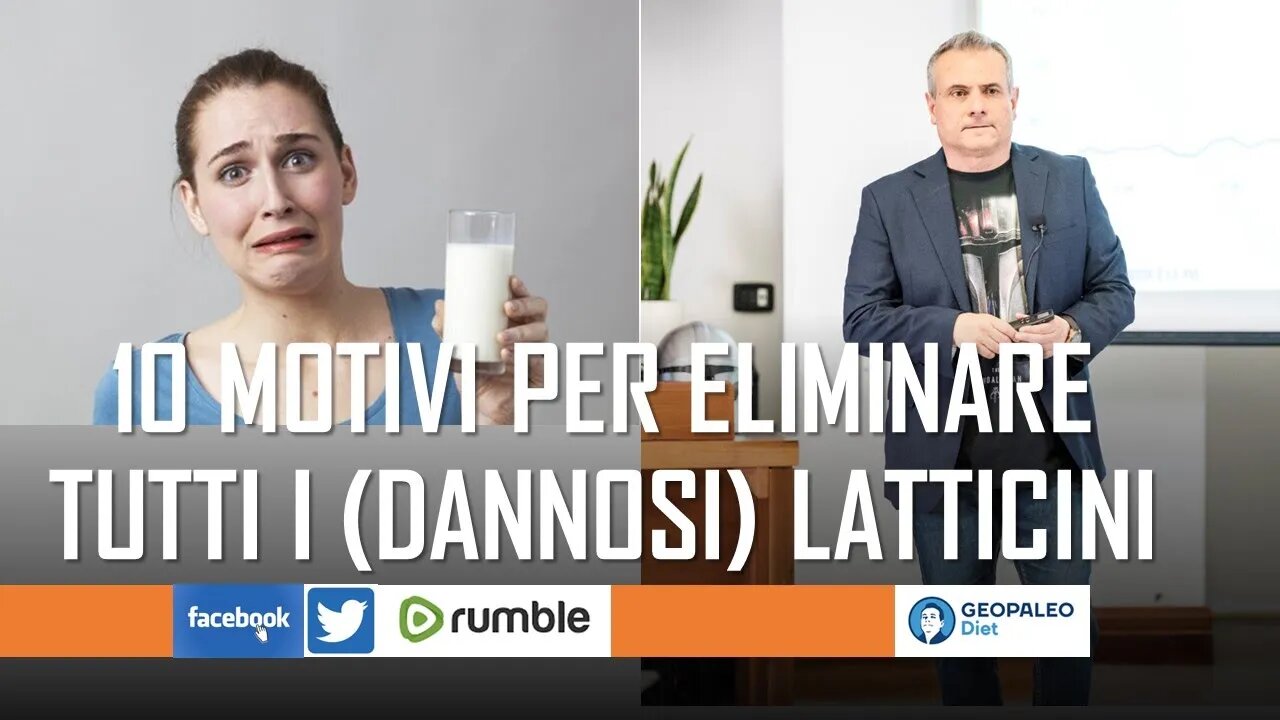 10 motivi per evitare i (Dannosi) Latticini (Compresi gli Stagionati 24 mesi...)