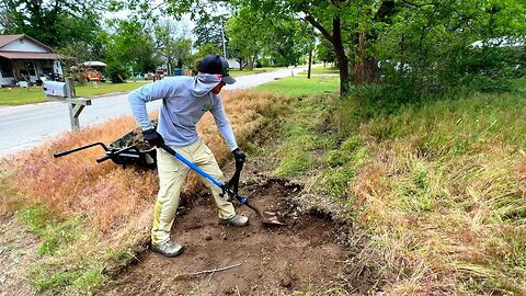 I UNEARTHED this BURIED pathway after the owner RELOCATED to a NURSING HOME