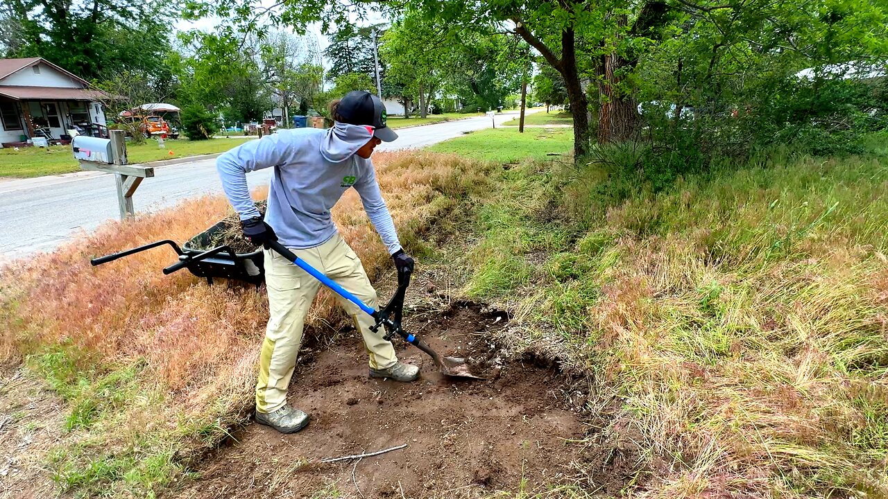 I UNEARTHED this BURIED pathway after the owner RELOCATED to a NURSING HOME