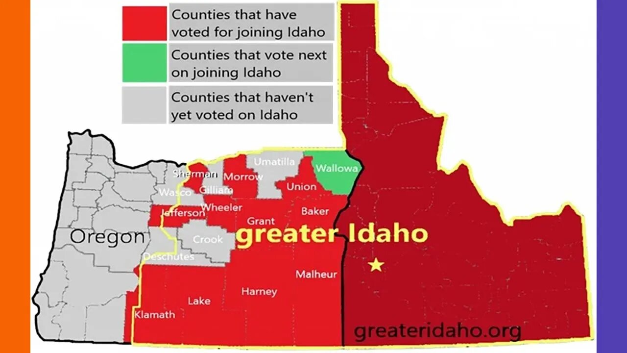 More Oregon Counties Join Greater Idaho 🟠⚪🟣 NPC Parents