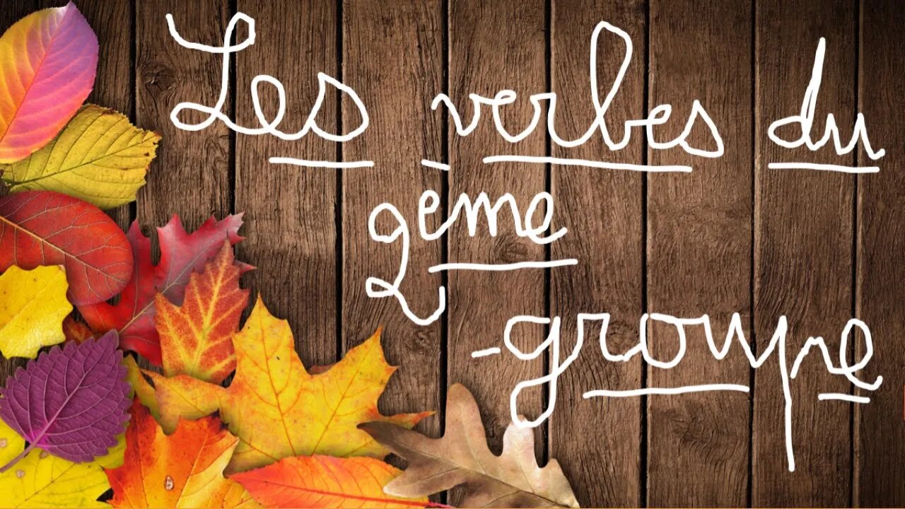 #Les Verbes du 2ème Groupe en Français conjugués au présent de l'indicatif avec des astuces.#