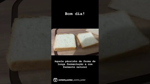 Aquele pãozinho de forma de longa fermentação e com fermento natural