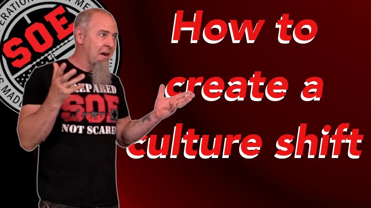 If you don't like it, change it! #culture #changeculture #cultureshift #nextgeneration #future