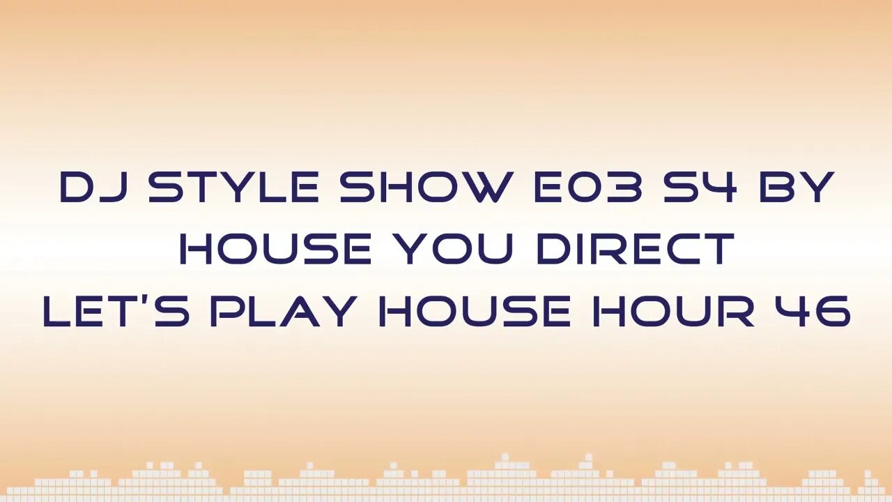 DJ Style Show E03 S4 | Afro House/Tech House