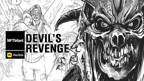 Devil drawing timelapse