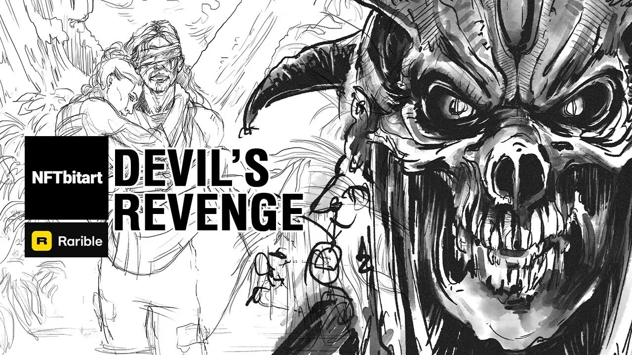 Devil drawing timelapse