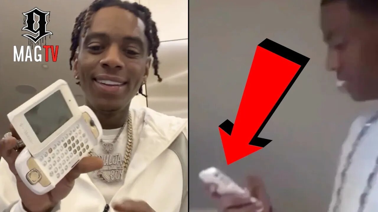 "I Was The 1st Rapper With The Iphone & Sidekick" Soulja Boy Explains To Young Fans! 📱