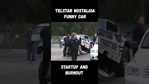 Telstar Vintage Funny Car Startup and Burnout! #shorts