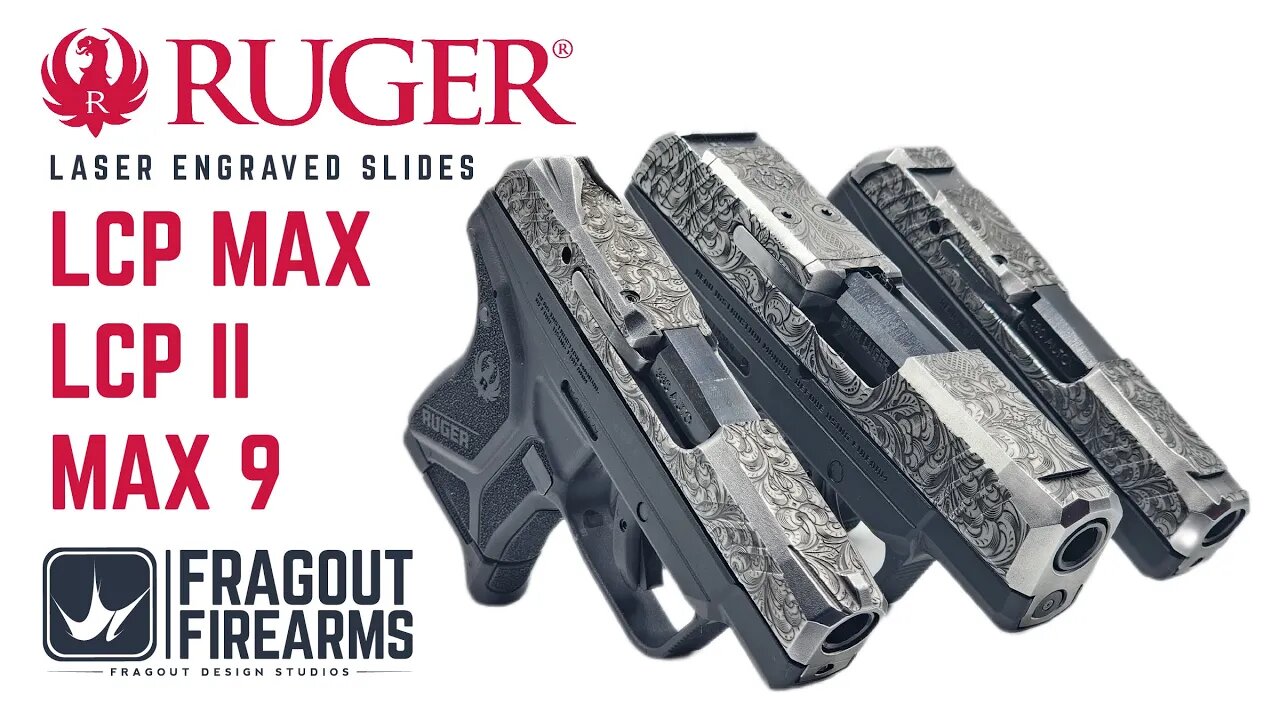 Engraved Slides For Ruger MAX 9 | LCP2 | LCP Max |