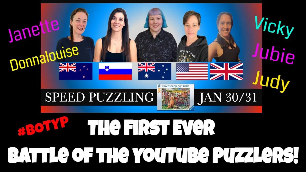 SPEED PUZZLING! It's the First Ever "Battle of the YouTube Puzzlers"! #BOTYP