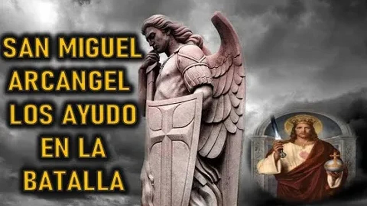 SAN MIGUEL ARCANGEL LES AYUDO EN LA BATALLA - SAN LORENZO DE SIPONTO