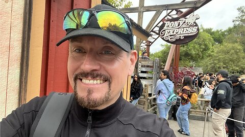 Off Ride Footage of PONY EXPRESS at Knott's Berry Farm, California, USA